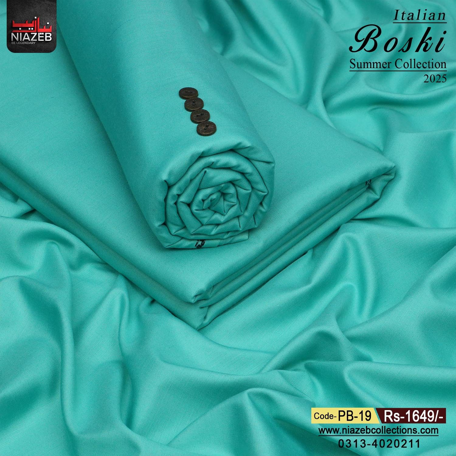 ITALIAN BOSKI  SUMMER 19-pine green