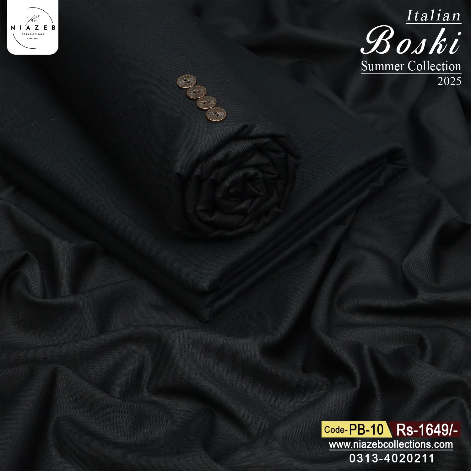 Italian Boski – Black (PB-10)