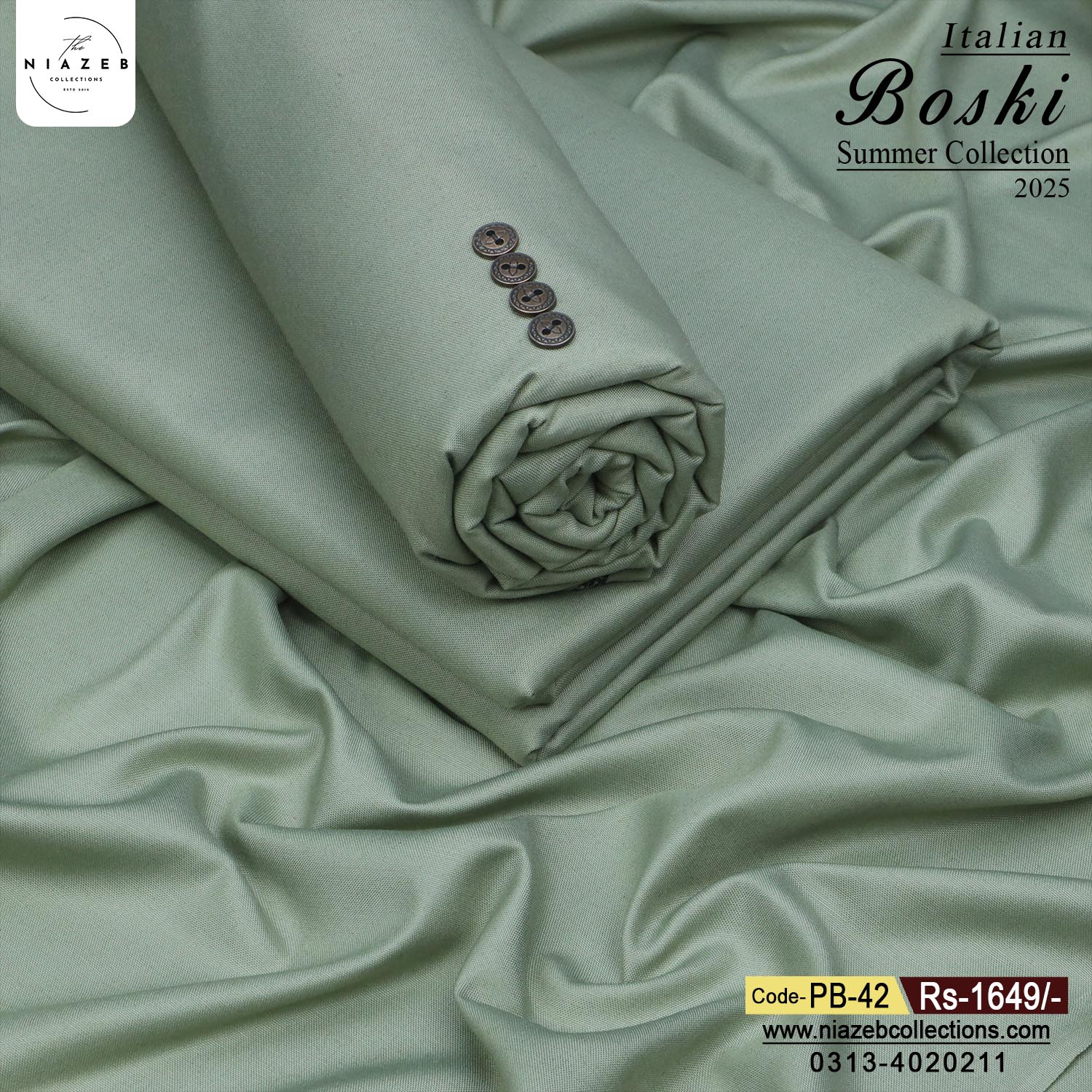 Italian Boski – Olive Green (PB-42)