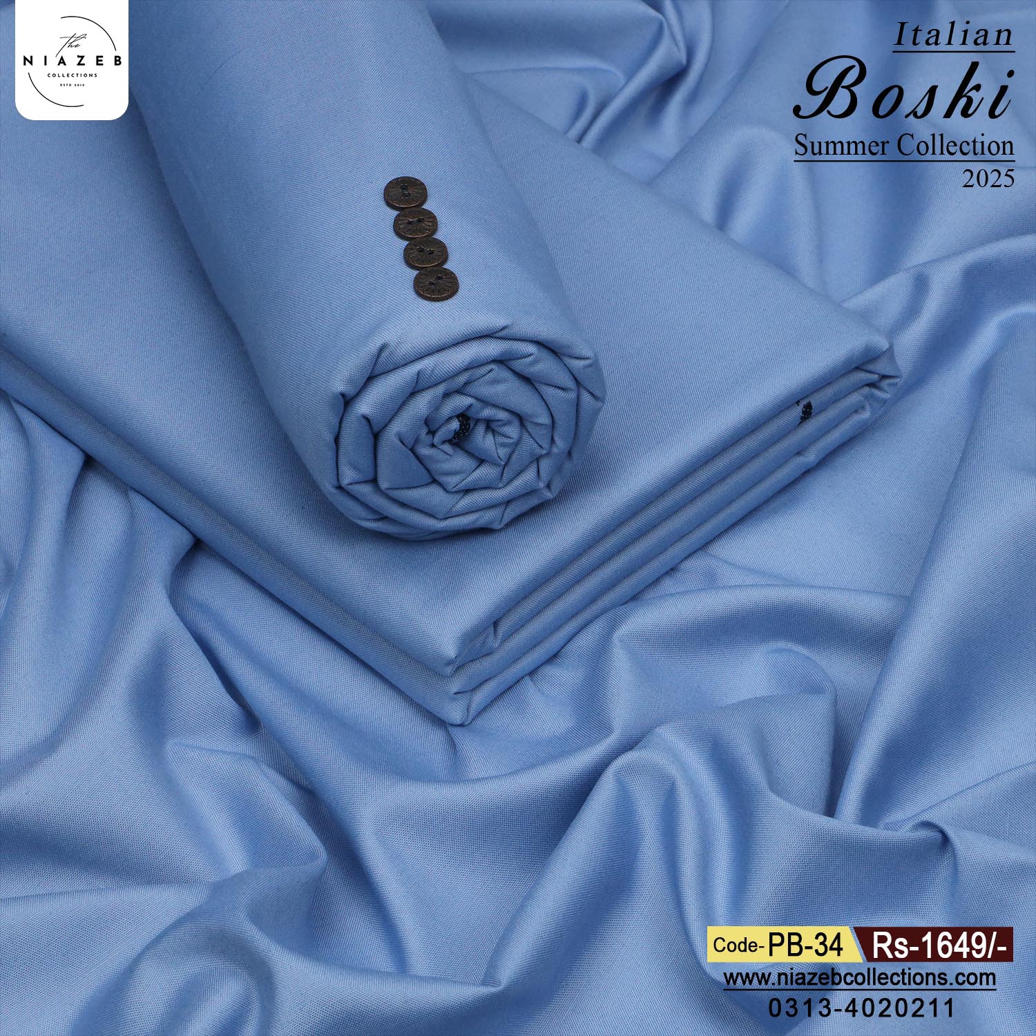 Italian Boski – Polo Blue (PB-34)